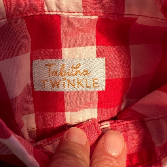 Strawberry shortcake red check Thomas shirt boys 5-6 Picnic check gingham check - Picture 5 of 6